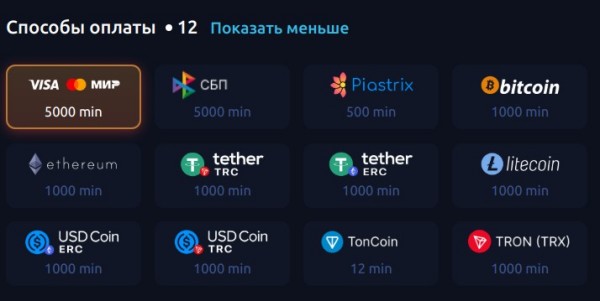 Лимиты на вывод средств ХаниМани казино